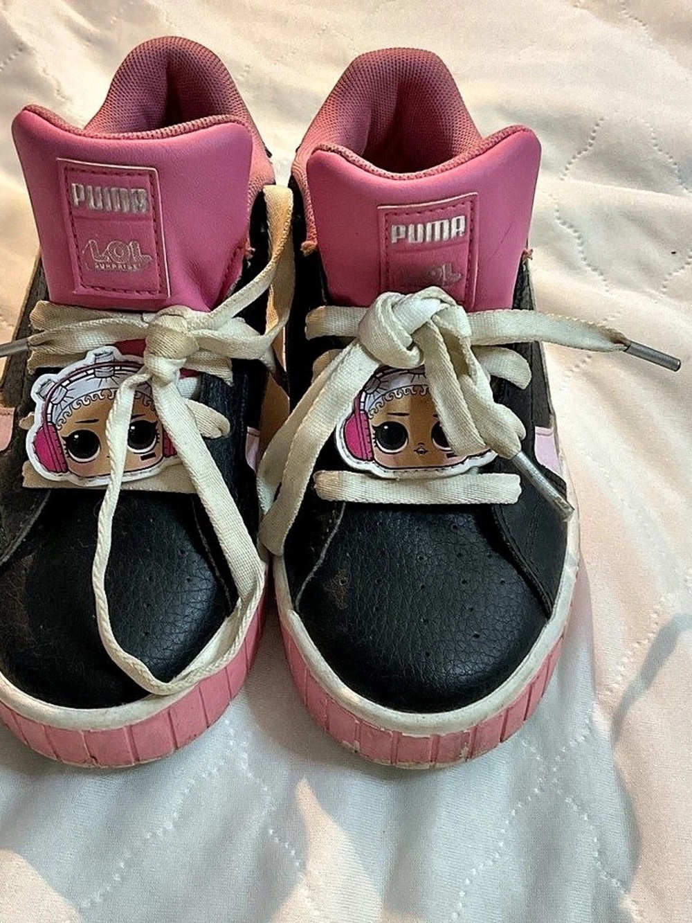 Puma x L.O.L. Surprise! Cali Star Beats PS Sneakers Black & Pink Girls US 2.5C